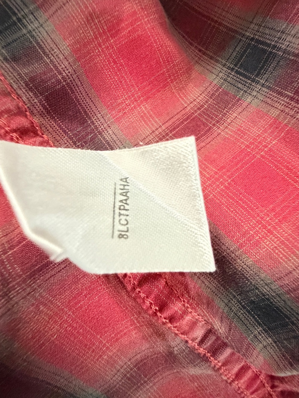 PINK by Thomas Pink Jermyn Street London Men’s XL Red Plaid 100% Cotton - Picture 5 of 9